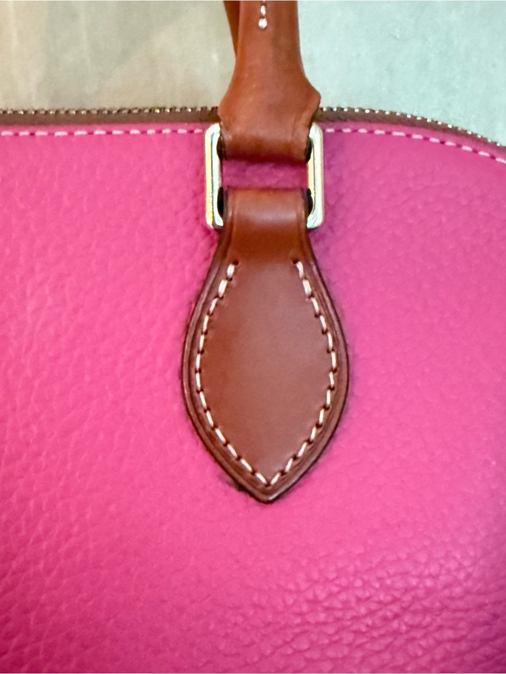 Dooney & Bourke Pebble Leather Zip Zip Satchel NWOT - Picture 5 of 8